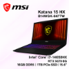 圖片 ⭐️MSI Katana 15 HX B14WGK-647TW 微星炫彩戰鬥款電競筆電/i7-14650HX/RTX5070 8G/16GB DDR5/1TB PCIe/15.6吋 QHD 165Hz/W11/四區RGB背光電競鍵盤⭐️