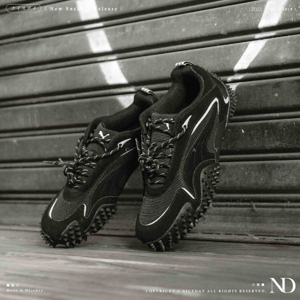 NICEDAY 現貨 Puma Mostro XC Prime Black Flat 黑 黑貓 黑魂 賽車鞋 灰黑 404336-01