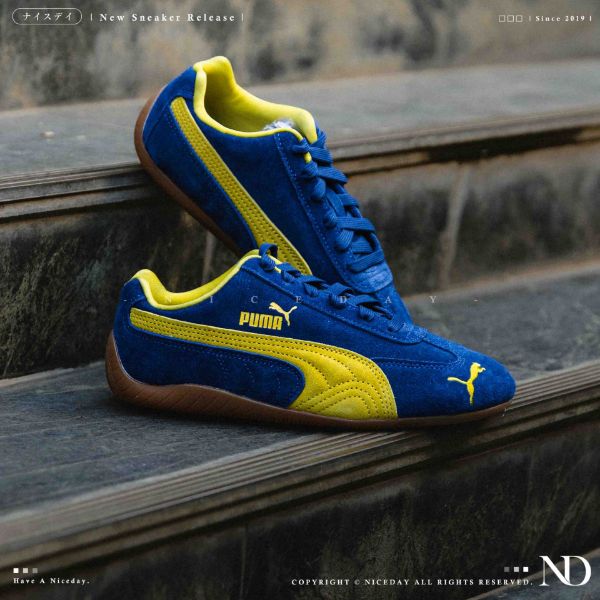 NICEDAY 現貨 Puma Speedcat OG 黃藍 閃電 黃 深藍 寶藍 麂皮 賽車鞋 398846-44