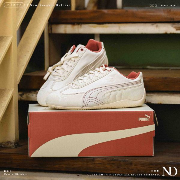 NICEDAY 現貨 Puma Speedcat Paris Warm White 米白 白 復古 米 奶油白 403810-01