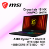圖片 MSI 微星Crosshair 16 HX 16吋 電競筆電黑色(Ryzen 7 8840HX/16GB/1TB/RTX 5060-8G/W11/D8WFKG-099TW)🎈滑鼠墊/鍵盤膜🎈