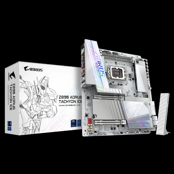圖片 技嘉 Z890 AORUS TACHYON ICE(E-ATX/LAN 5Gb+Wi-Fi 7/註五年)18+1+2相