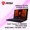 圖片 ⭐️MSI 微星Katana 15 HX 15.6吋 電競筆電黑色(i7-14650HX/16GB/1T/RTX5070-8G/WIN11/B14WGK-609TW)⭐️
