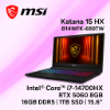 圖片 ⭐️MSI Katana 15 HX B14WFK-689TW 微星炫彩戰鬥款電競筆電/i7-14700HX/RTX5060 8G/16G DDR5/1TB PCIe/15.6吋 FHD 144Hz/W11/四區RGB背光電競鍵盤⭐️