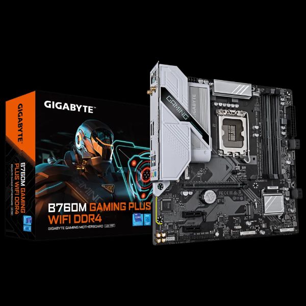 圖片 技嘉 B760M GAMING PLUS WIFI DDR4(M-ATX/LAN 2.5Gb+無線/註冊五年保)4+1+1相供電