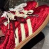 NICEDAY 代購 Caroline Hu x Adidas Samba OG 聯名 玫瑰 紅 酒紅 深紅 蛋糕 JP9281
