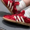 NICEDAY 代購 Caroline Hu x Adidas Samba OG 聯名 玫瑰 紅 酒紅 深紅 蛋糕 JP9281