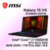 圖片 MSI 微星 Katana 15 HX B14WGK-059TW (i7-14650HX/16G/512G SSD/RTX5070/W11/QHD/165Hz/15.6)  電競筆電🎈送保護套/滑鼠墊/鍵盤膜🎈
