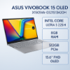 圖片 ⭐️ASUS Vivobook 15 OLED X1505VA-0321S13420H 酷玩銀 華碩13代OLED輕薄高效戰鬥筆電/i5-13420H/8GB/512G PCIe/15.6吋 FHD OLED/W11⭐️