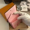 圖片 LOUIS VUITTON Charms 粉色零錢袋內裡兩折短夾