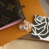 圖片 LOUIS VUITTON Charms 粉色零錢袋內裡兩折短夾