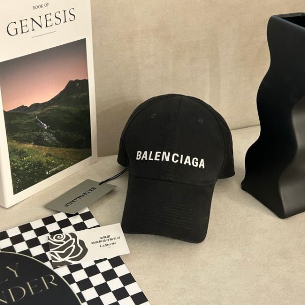 圖片 BALENCIAGA  經典黑色棒球帽