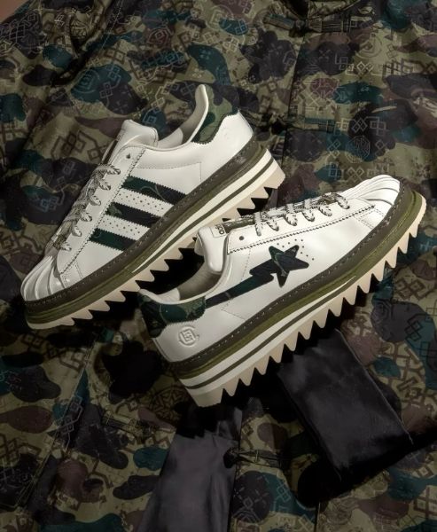 圖片 CLOT × BAPE® Superstar by Edison Chen 陳冠希 三方聯名