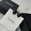 圖片 Chanel 25b 黑金愛心耳針