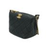 圖片 Chanel 展示品 小牛皮短金鍊粉鑽二用包(AS4615-黑)