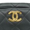 圖片 Chanel 展示品 小牛皮短金鍊粉鑽二用包(AS4615-黑)