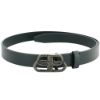圖片 Balenciaga 黑BB logo 小牛皮腰帶/皮帶(581690-黑)
