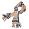 圖片 Burberry 馬海毛流蘇格紋圍巾(8112967-沙色)