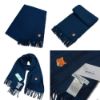圖片 Maison Kitsune 刺繡狐狸Logo羊毛圍巾(多色任選)