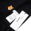 圖片 Maison Kitsune 刺繡狐狸Logo羊毛圍巾(多色任選)