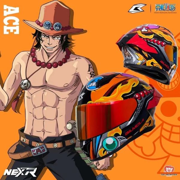 圖片 【台中硬了安全帽】BILMOLA NEX-R X 航海王 海賊王 艾斯 新品 含稅 台灣公司貨