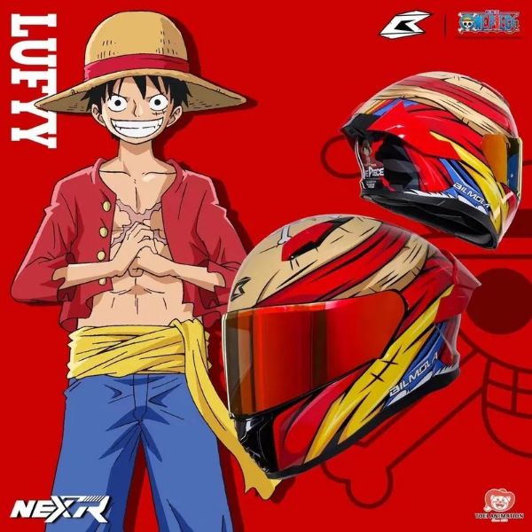 圖片 【台中硬了安全帽】BILMOLA NEX-R X 航海王 海賊王 魯夫 新品 含稅 台灣公司貨