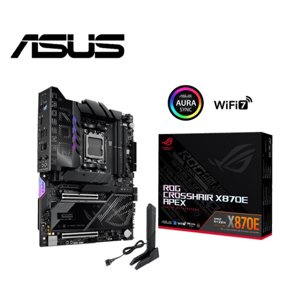 圖片 華碩 ROG CROSSHAIR X870E APEX(ATX/LAN 5G+Wi-Fi 7/註五年/2DIMM)18+2+2相