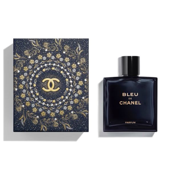 圖片 CHANEL 香奈兒香氛 BLEU 璀璨星辰 藍色男性香精 300ML附吊飾 - 2025聖誕節限量/專櫃緞帶包裝