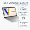 圖片 ⭐️ASUS Vivobook S14 OLED M5406NA-0038S7535HS 酷玩銀 華碩時尚OLED輕薄高效AI筆電/R5-7535HS/16GB LPDDR5X/512GB PCIe/14吋 16:10 FHD+ OLED/W11/含原廠包包及滑鼠 ⭐️