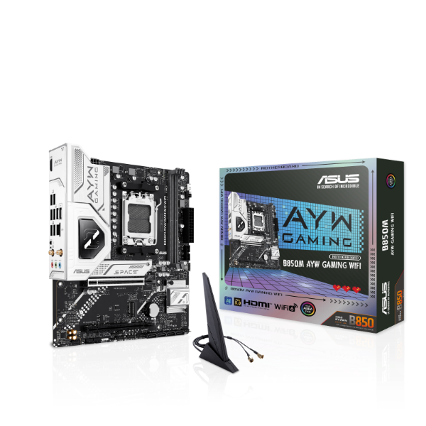 圖片 華碩 B850M AYW GAMING WIFI(M-ATX/LAN2.5G+無線/註五年)8+2+1相