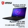 圖片 MSI Venture A3HMG-016TW 微星時尚AI商務筆電/Ryzen AI 5 340/16GB DDR5/512GB PCIe/14吋 2.8K OLED 120Hz/W11/白色背光電競鍵盤+Copilot Key🎈送保護套/滑鼠墊/鍵盤膜🎈