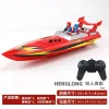 圖片 [酷飛] 恆龍遙控超大遙控船高速快艇防水無線兒童電動賽艇遊艇模型男孩水上玩具船【標配單電入門版】