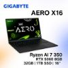 圖片 GIGABYTE 技嘉AERO X16 1VH93TWC64AP 16吋AI筆電 太空灰 (Ryzen AI 7 350/GeForce RTX 5060 8G/32G/1TB/W11P)🎈送保護套/滑鼠墊/鍵盤膜🎈