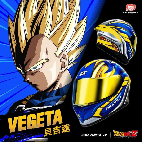 圖片 【台中硬了安全帽】BILMOLA Rapid RSLT 七龍珠Z 貝吉塔 新品 含稅 台灣公司貨