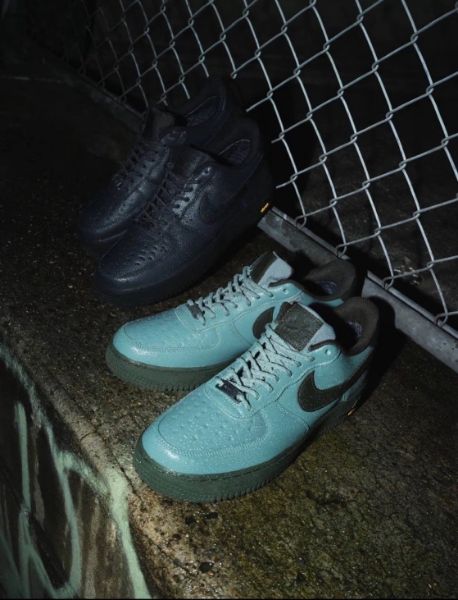 Nike Air Force 1 Low Gore Tex Vibram Black Clay Green HV5953001 HV5953300