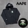 圖片 ［SKR精品服飾］AAPE猿人 背後字母logo 棉質 連帽外套 MB343