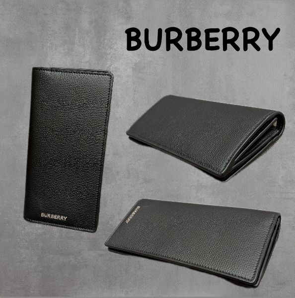 圖片 ［SKR精品服飾］BURBERRY 鐵牌立體logo 錢包 對開式長夾