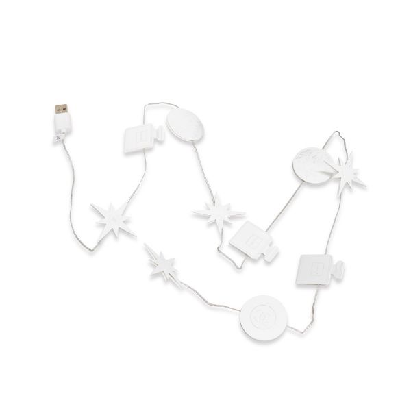 圖片 CHANEL 香奈兒美妝 聖誕燈串USB接頭掛飾