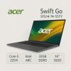 圖片 acer Swift Go SFG14-74-55TY 宏碁全新Core Ultra 時尚輕纖筆電 銀 /Ultra 5-225H/Intel ARC/32GB DDR5/512GB PCIe/14吋 16:10/1920x1200/OLED鏡面/W11/含原廠包包及滑鼠/UN.JF8TA.001🎈送保護套/滑鼠墊/鍵盤膜🎈