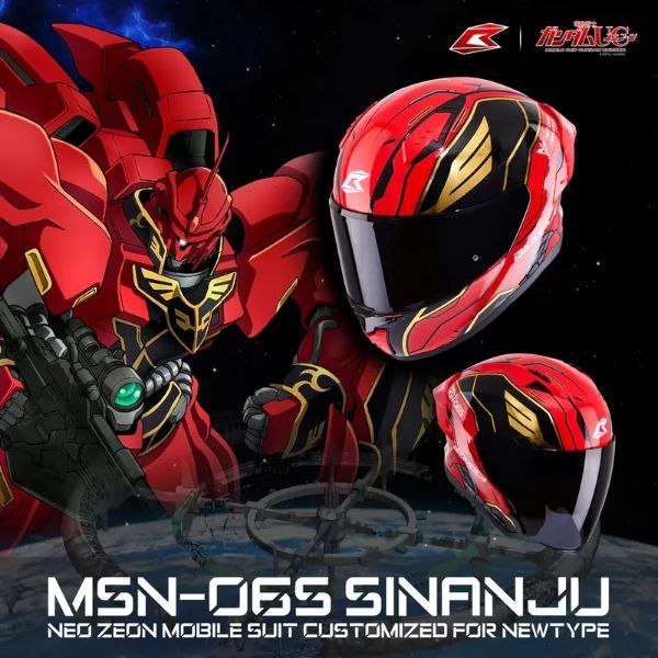 圖片 【台中硬了安全帽】BILMOLA NEX-R X 鋼彈 機動戰士 MSN-06S 新安州  新品 含稅 台灣公司貨