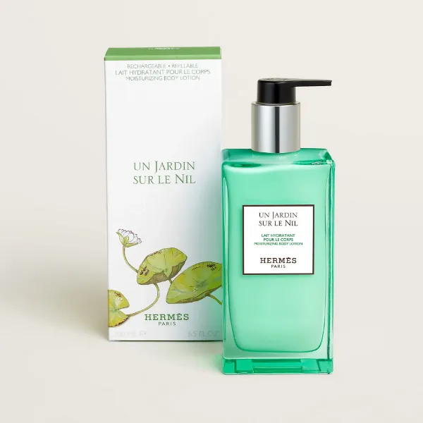 圖片 Hermès 愛馬仕香氛 尼羅河花園  身體保濕乳液 Un Jardin sur le Nil 200ML - 可加購7.5迷你香/專櫃緞帶包裝