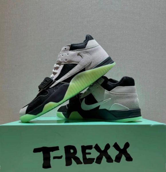 圖片 Travis Scott x Jordan Jumpman Jack" 黑綠 倒鉤 男鞋 休閒鞋 IH7971-001