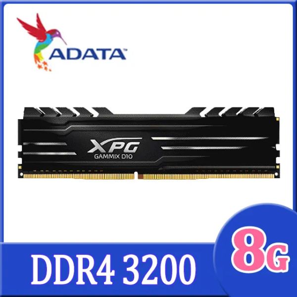 圖片 威剛 8GB D4-3200/CL16 XPG D10超頻 黑(AX4U320038G16A-SB10)(1024*8)
