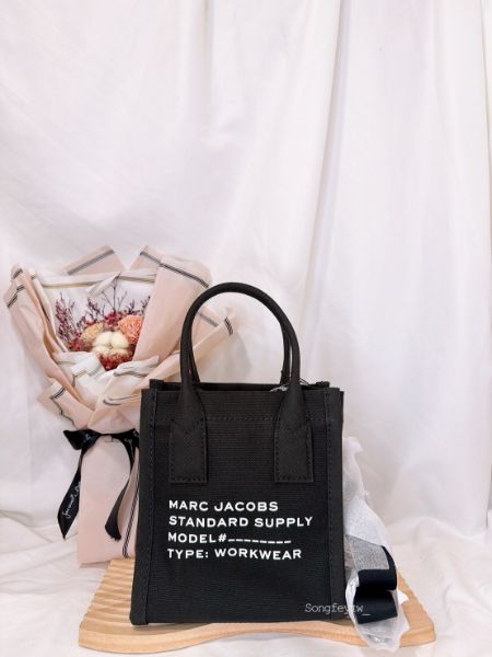 圖片 MJ  帆布字樣托特 手提斜背包