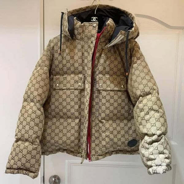 圖片 Gucci 老花羽絨外套