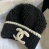 圖片 Chanel 24k 黑白針織毛帽