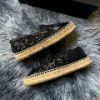 圖片 Chanel 黑色亮片經典漁夫鞋
