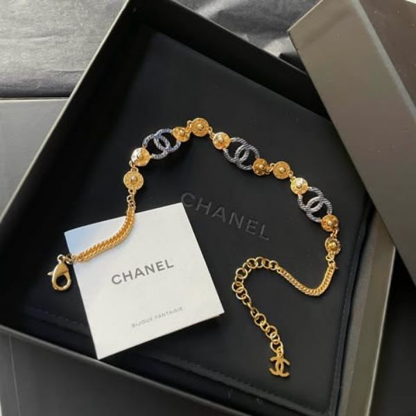 圖片 Chanel 24p 牛仔logo鈕扣choker