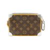 圖片 Louis Vuitton 展示品 Mini Soft Trunk 帆布印花拉鍊斜背包(M12767-咖)