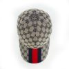 圖片 Gucci 經典雙G logo帆布紅藍線棒球帽#S(藍)